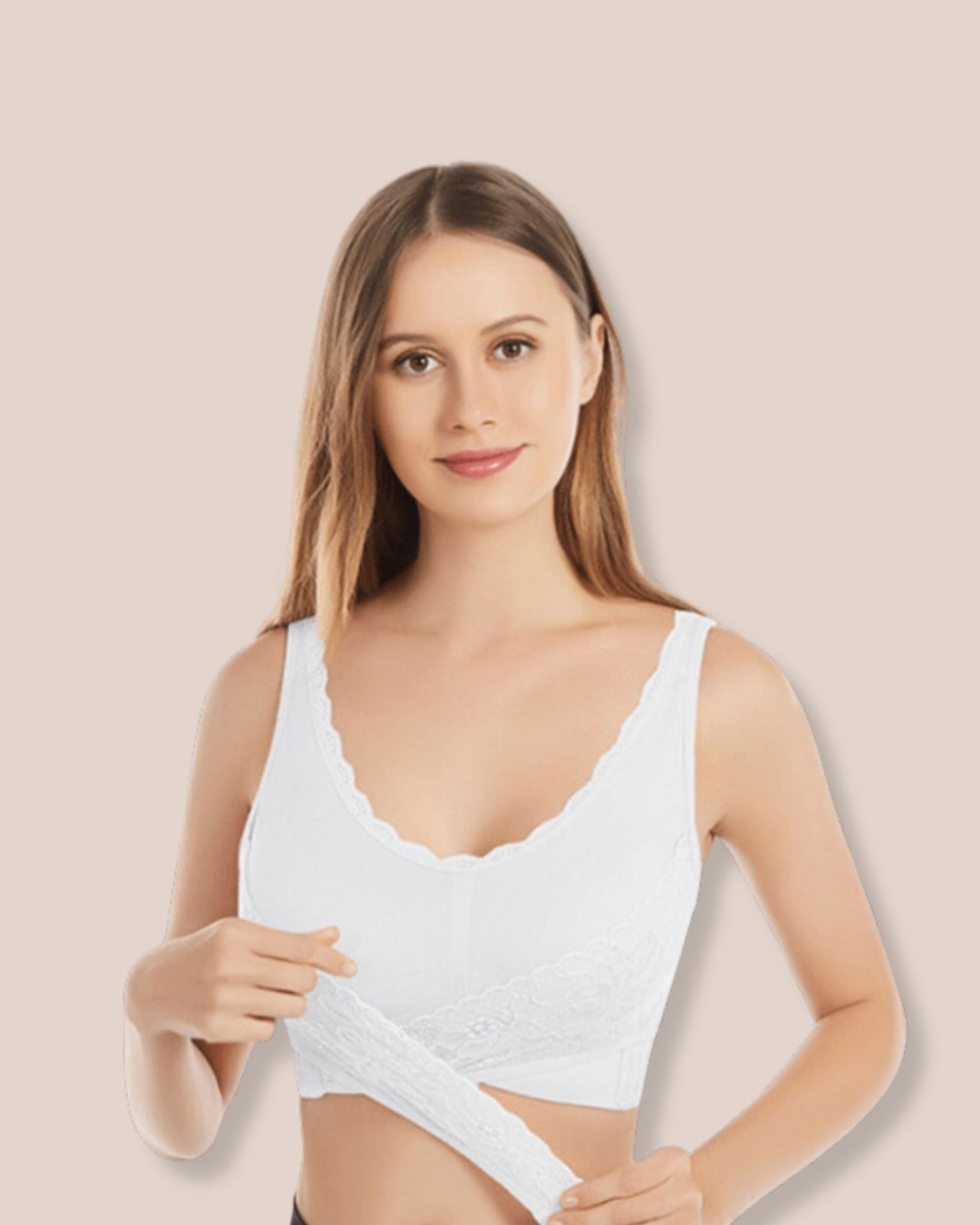 Soft Lace Bra - Wire-Free & Adjustable Fit