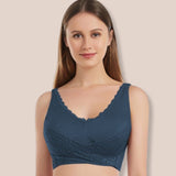 Soft Lace Bra - Wire-Free & Adjustable Fit