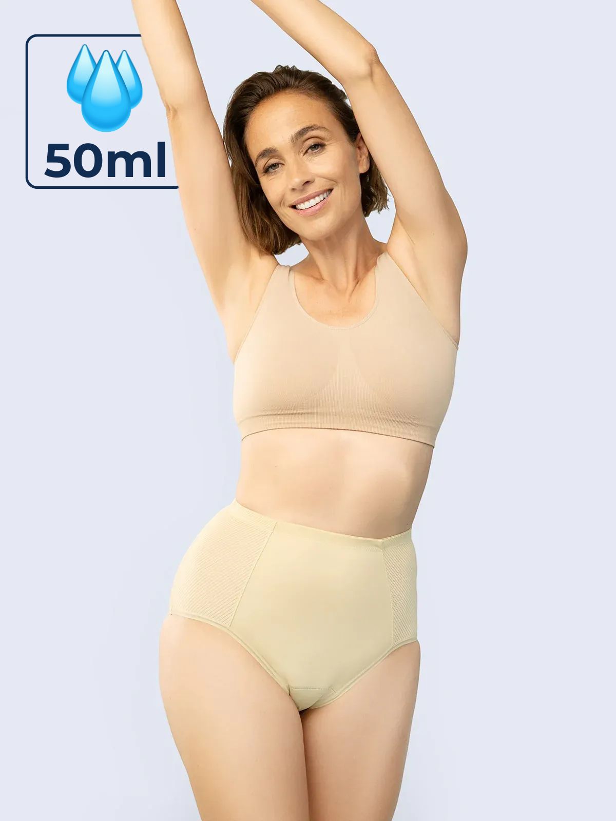 Ultra High Waist Leak-Proof Briefs – Soft, Secure & Absorbent