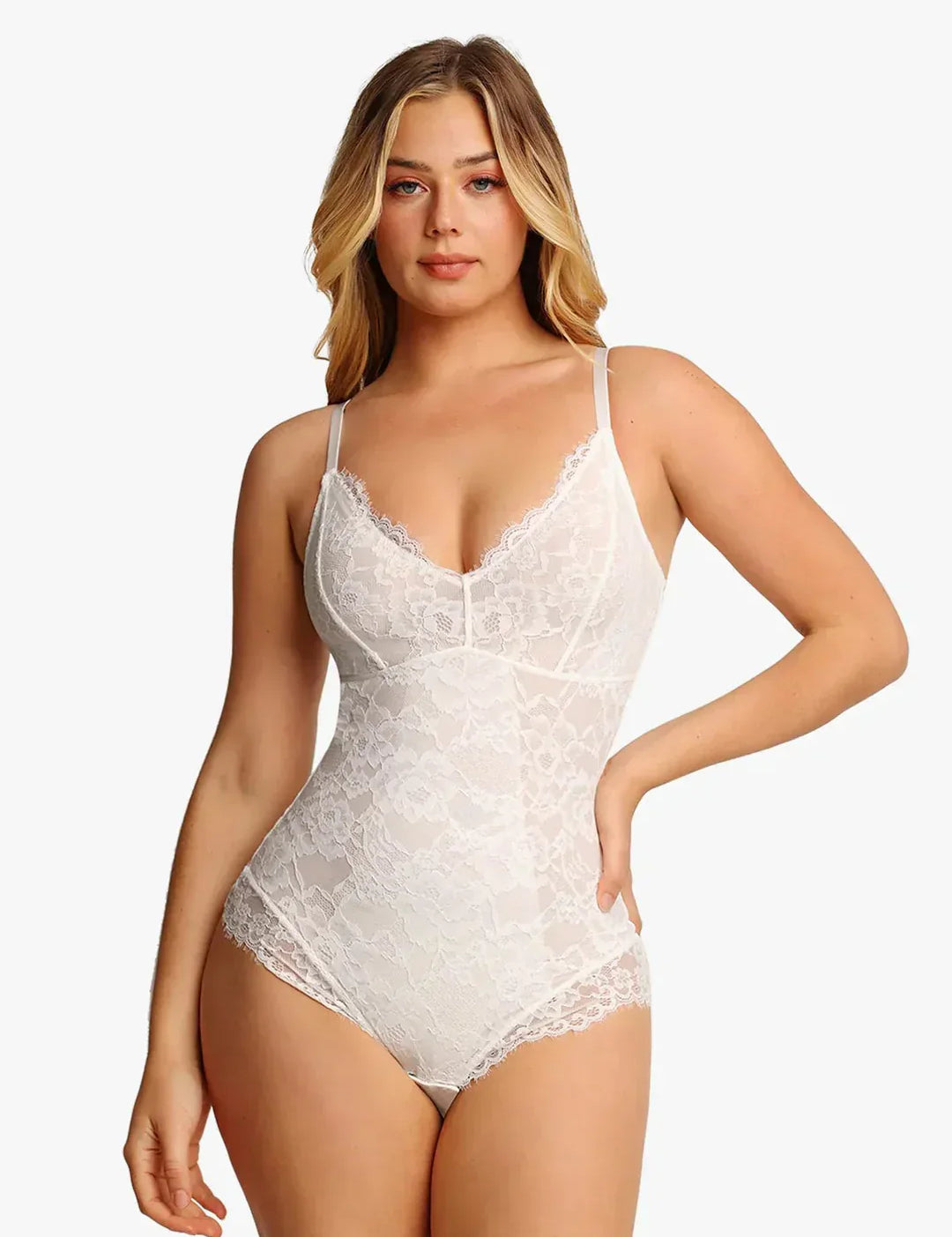 Shaping Lace Shapewear Bodysuit