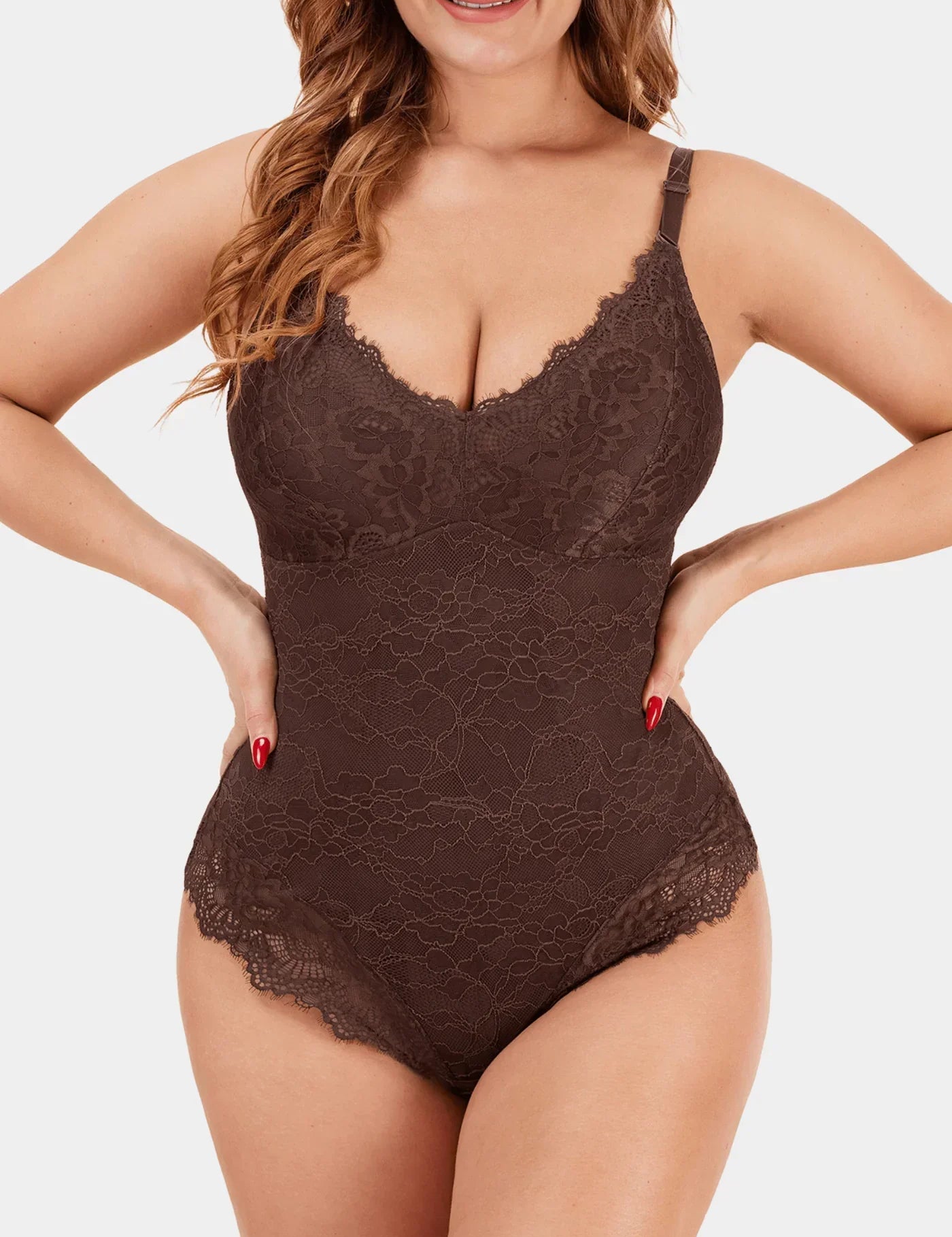 Shaping Lace Shapewear Bodysuit